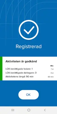LOK-Registrering android App screenshot 0